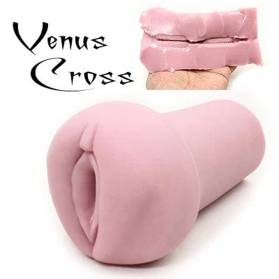 Tomax - Venus Cross Soft Masturbator Onahole (Beige)    Masturbator Vagina (Non Vibration)