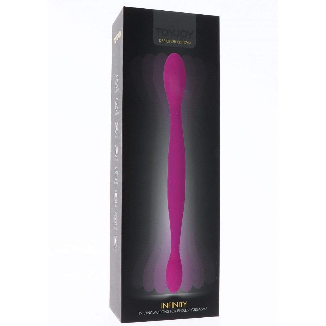 ToyJoy - Infinity Double Dildo Vibrator (Pink) TJ1072 CherryAffairs