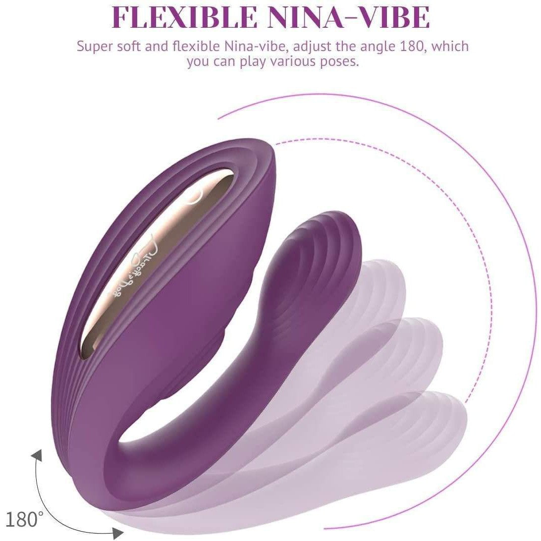 Tracy's Dog - Nina Couple Vibrator (Purple) TRD1006 CherryAffairs