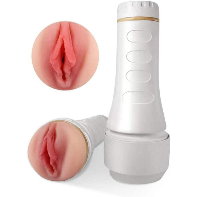 Tracy's Dog - Pocket Pussy Male Masturbators Cup (White)    Masturbator Vagina (Non Vibration)