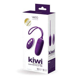 VeDO - Kiwi Remote Control Rechargeable Egg Vibrator (Deep Purple)    Wireless Remote Control Egg (Vibration) Rechargeable