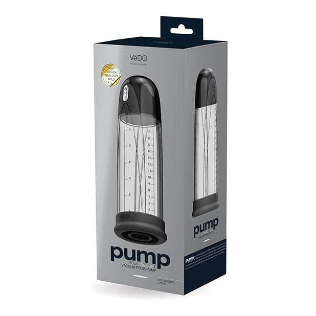 VeDO - Pump Rechargeable Vacuum Penis Pump (Just Black) VD1126 CherryAffairs