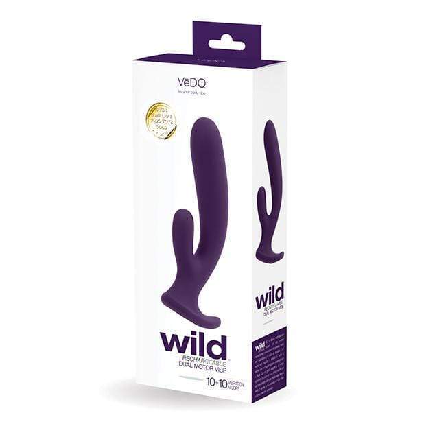 VeDO - Wild Rechargeable Dual Rabbit Vibrator (Purple) VD1134 CherryAffairs