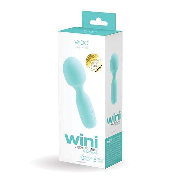 VeDO - Wini Rechargeable Mini Wand Massager (Tease Me Turquoise) VD1137 CherryAffairs