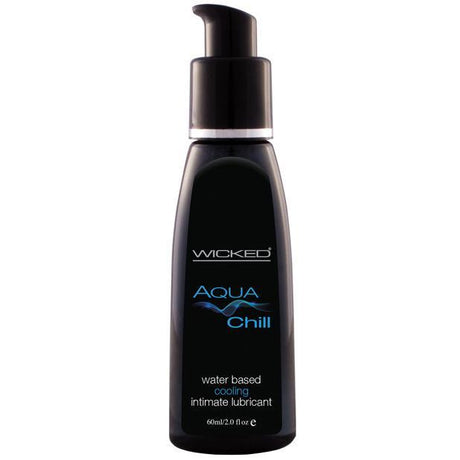 Wicked - Aqua Chill Waterbased Cooling Lubricant 2oz WK1009 CherryAffairs