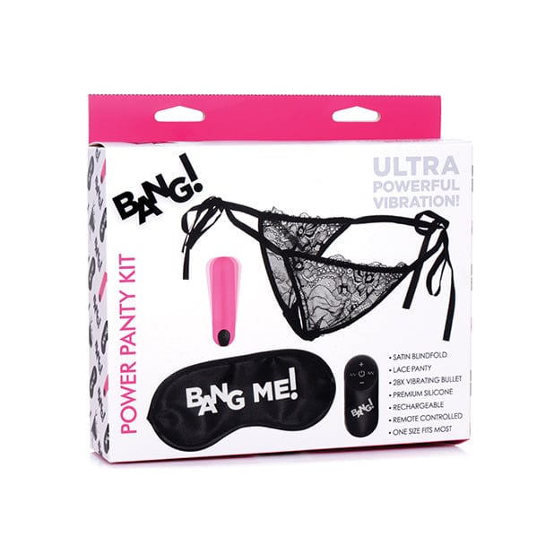 XR - Bang Power Panty Vibrator with Blindfold Kit (Pink) XR1053 CherryAffairs