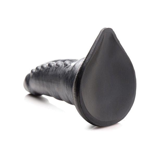 XR - Creature Cocks Beastly Tapered Bumpy Silicone Dildo (Silver/Black) XR1047 CherryAffairs