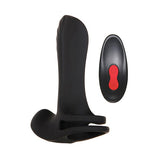 Zero Tolerance - Vibrating Girth Enhancer Silicone Remote Control Penis Extender (Black) ZR1023 CherryAffairs