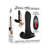 Zero Tolerance - Vibrating Girth Enhancer Silicone Remote Control Penis Extender (Black) ZR1023 CherryAffairs