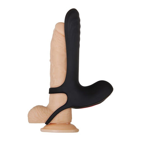 Zero Tolerance - Vibrating Girth Enhancer Silicone Remote Control Penis Extender (Black) ZR1023 CherryAffairs